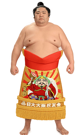 Portrait of the sumo wrestler