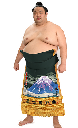 Portrait of the sumo wrestler