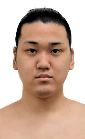 Portrait of the sumo wrestler