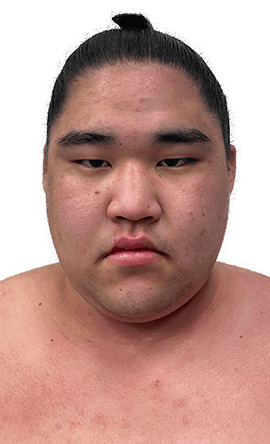 Portrait of the sumo wrestler