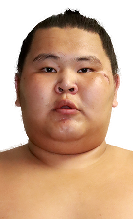 Portrait of the sumo wrestler