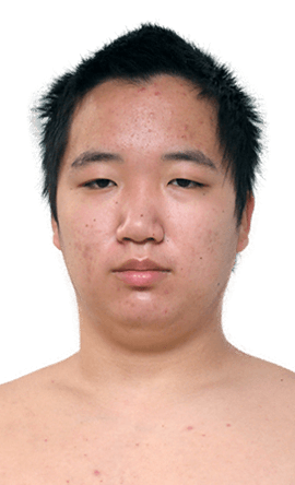 Portrait of the sumo wrestler