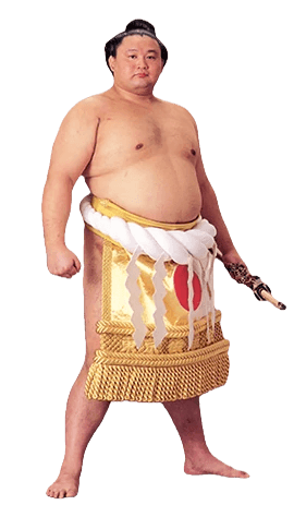 Portrait of the sumo wrestler